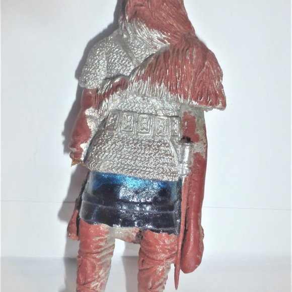 HEAVY 4" LEAD FIGURE Lead Figurine Dungeon & Dragons Knight Warrior Wizard - Picture 5 of 13